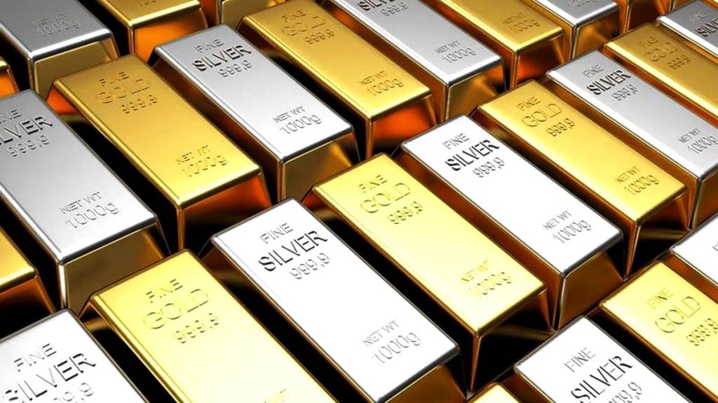 Big fall in gold and silver prices